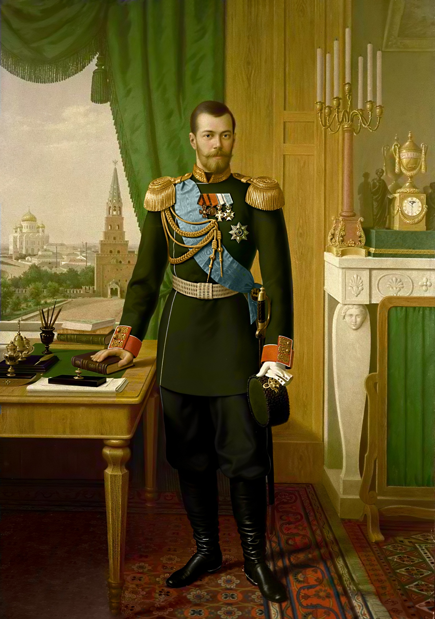 Портрет_императора Николая II. Автор: Яш Н. Ф., 1896 г., Общественное достояние